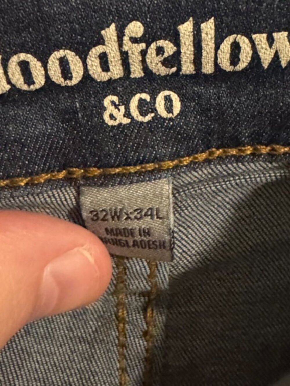 Goodfellow Slim Flex Jeans Men’s 32x34 — Like New Comfort Fit - Picture 7 of 7